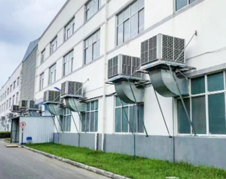 【JBO竞博分享】某食品加工厂冷气机结合大风扇工程案例分享